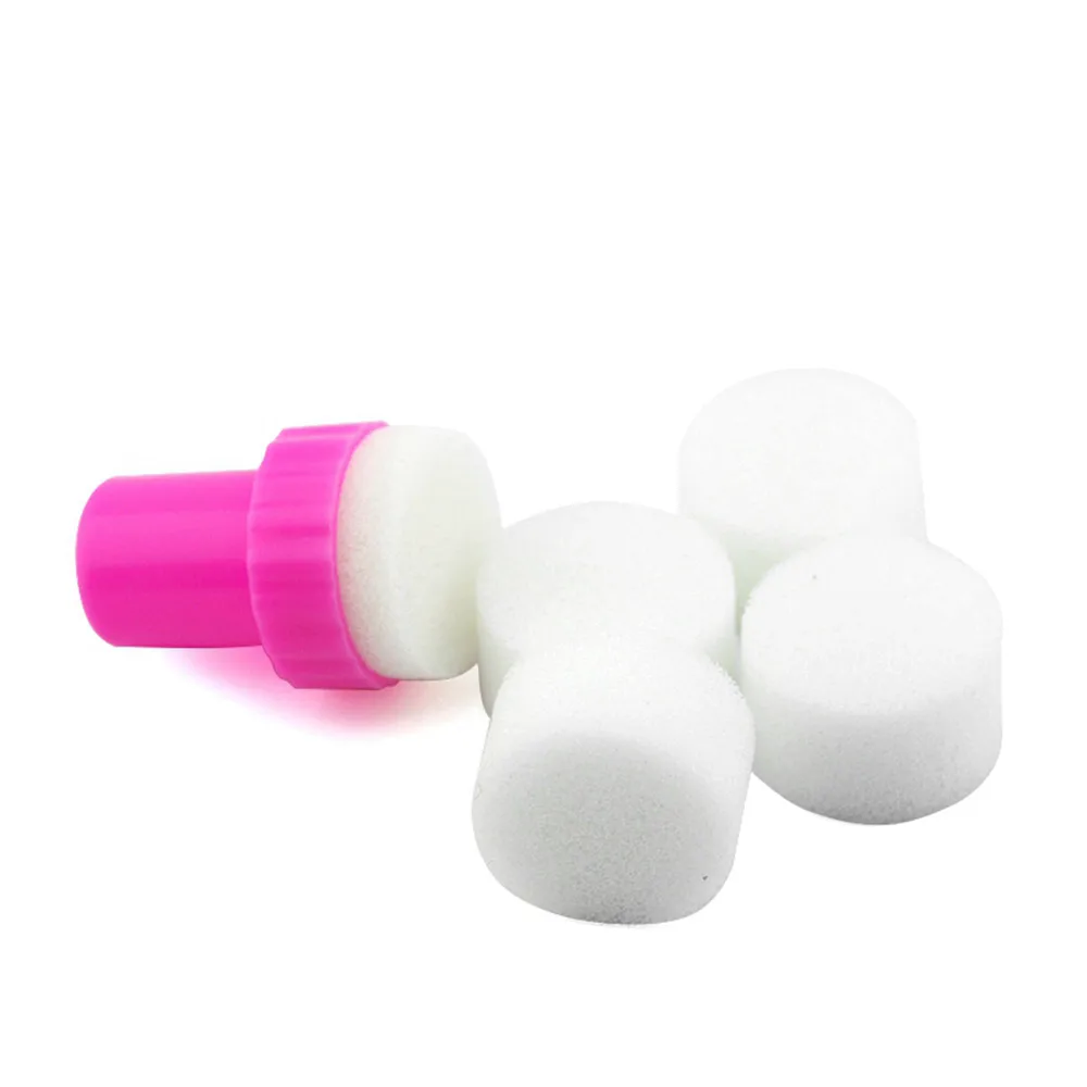 White KADS 10 видов конструкций DIY инструменты для маникюра, дисплей для практики ногтей, цветная карта, колесная палитра лаков для ногтей, накладные ногти, мягкие губки - Цвет: White