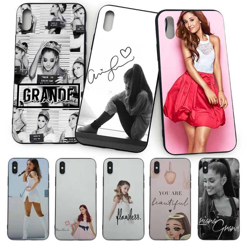 Мягкий резиновый чехол для телефона MaiYaCa Cat Ar Ariana Grande из ТПУ iphone 6s X 8 8plus 7 7plus 6plus 5S SE