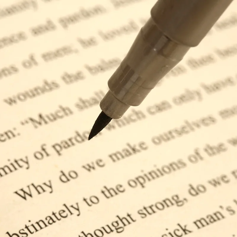 1 шт./лот черная пигментная подкладка кисть на водной основе для рисования