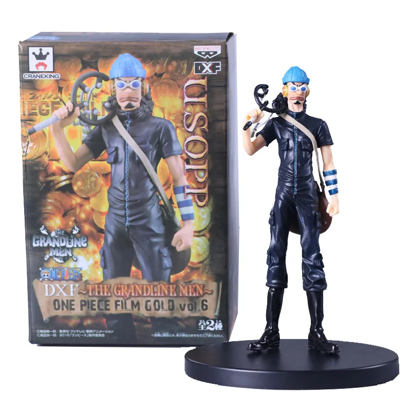 17 см фильм золотой Usopp ПВХ фигурки аниме Коллекционные модели игрушки