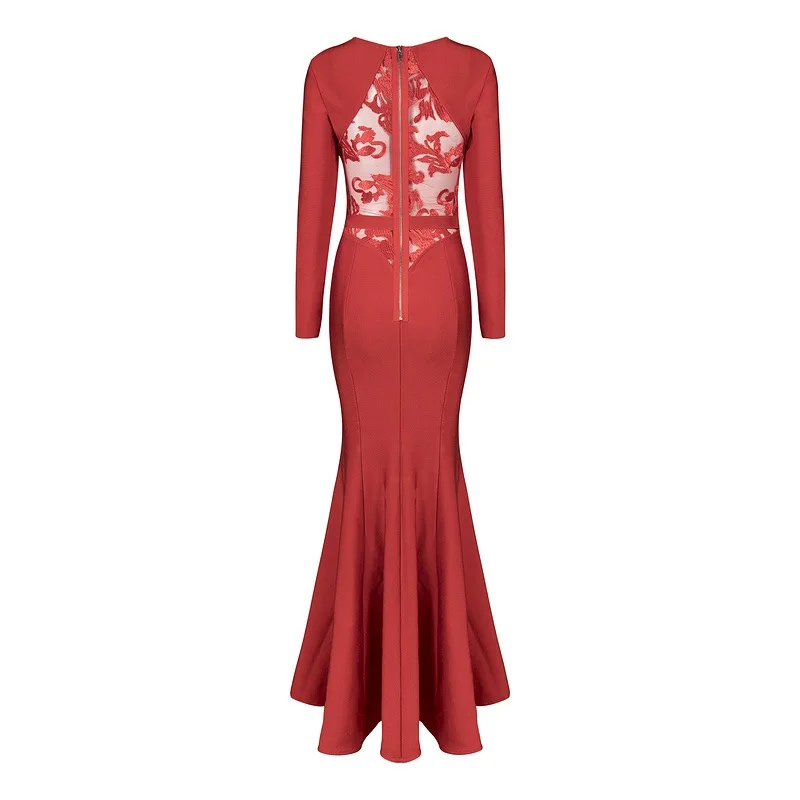 Блестящие Красота 2017 Лидер продаж сексуальные красный Белый Длинные Бандажное