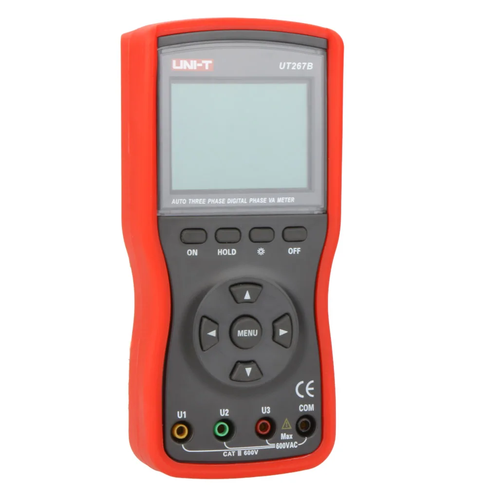 

UNI-T UT267B Auto 3 Three Phase Digital Clamp Phase Meters VA Voltammeter Power Meter w/Phase Sequence Test