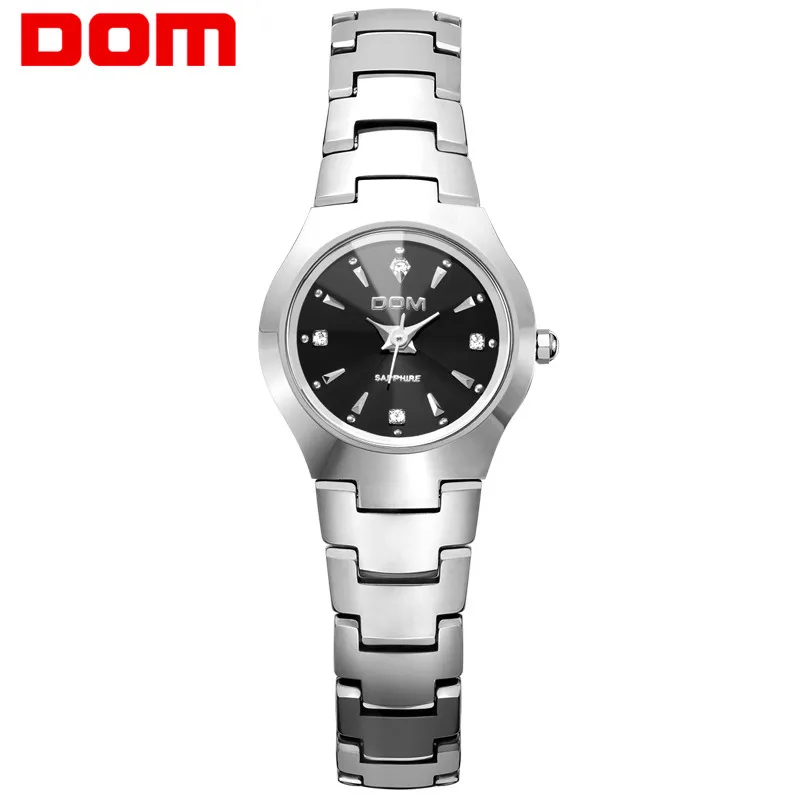 DOM модные женские часы relogio feminino нарядные кварцевые золотые серебряные