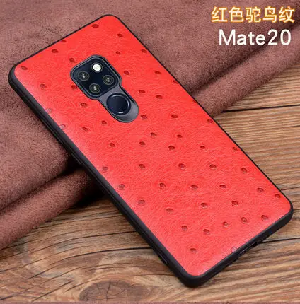 Чехол из натуральной кожи для huawei mate 20, Роскошный чехол для телефона huawei mate 20Pro 20X, защита экрана из закаленного стекла - Цвет: 5