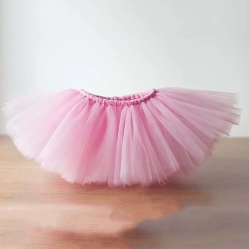 Красочная юбка-пачка для маленьких девочек с цветами пушистая Тюлевая юбка
