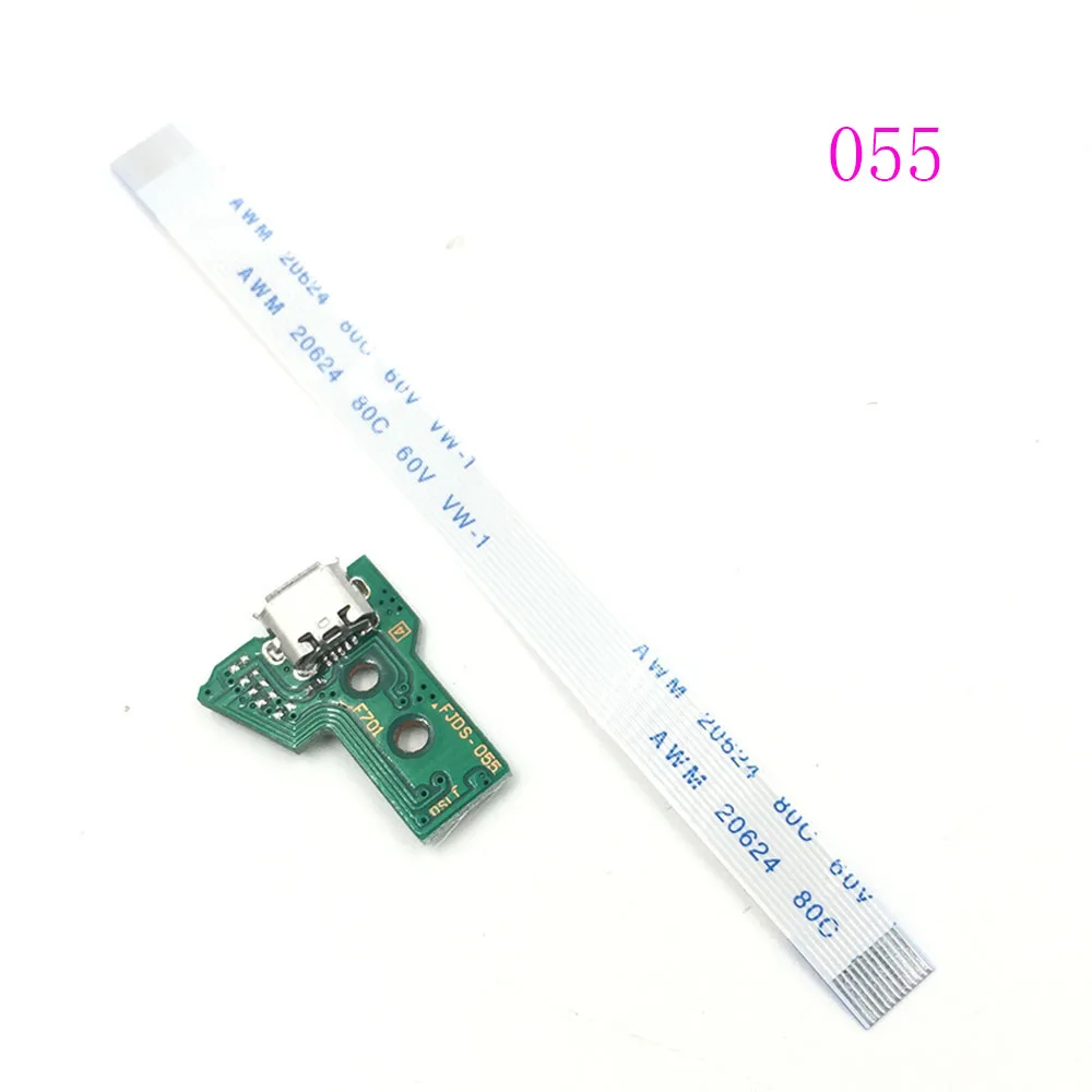 Разъем USB для зарядки контроллера PS4 12 контактов JDS 055|Запасные части| |