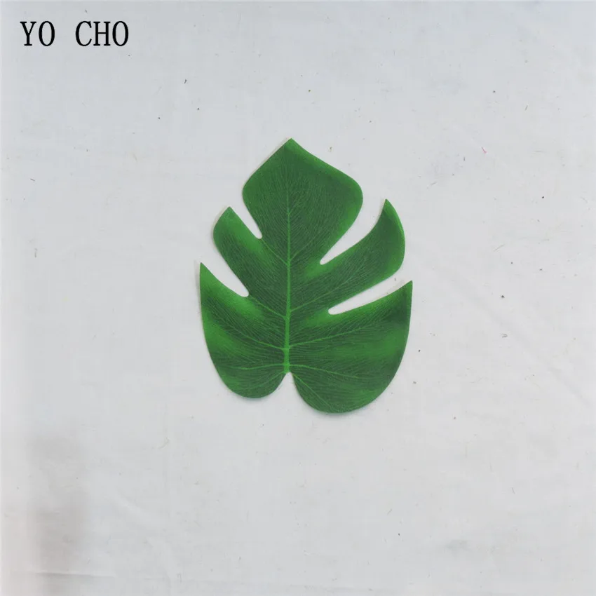 XS YO CHO 6 шт./партия листья в форме Панциря Черепахи растения искусственные зеленые растения домашний декор в помещении растения Гавайские вечерние Декор - Цвет: XS
