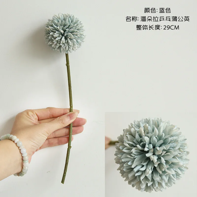 Blue 10 шт. 29 см искусственные цветы одуванчика, ветка гиацинта, искусственные цветы для дома, сада, свадебной вечеринки, украшения Флорес, искусственные цветы - Цвет: Blue