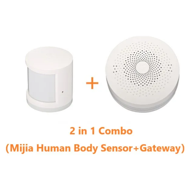 MiJia 2in1 Combo Xiao mi JIA Aqara датчик человеческого тела mi датчик движения версия ZigBee умный дом связь для mi Home приложение беспроводное подключение - Цвет: MiJia 2in1 Combo