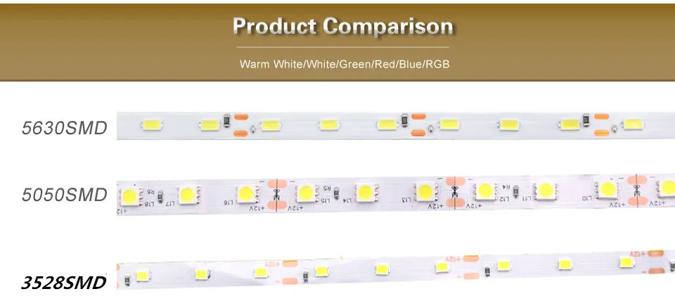 RGB Светодиодная лента 5050 5630 3528 SMD 5 м 300 светодиодов полоса света DC 12 В Fita