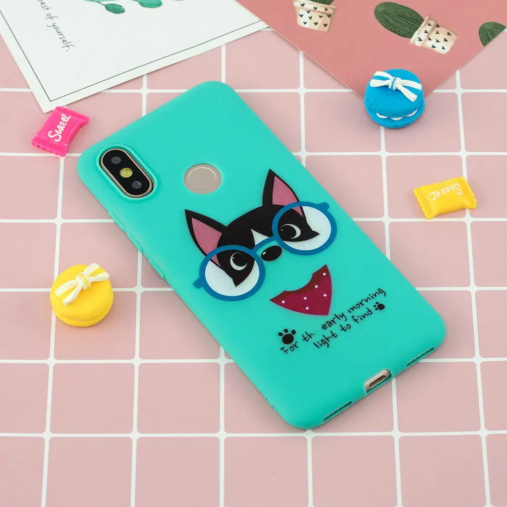 Милый силиконовый чехол для телефона Xiaomi Mi A2 панда динозавр мягкий xiaomi A1 Lite