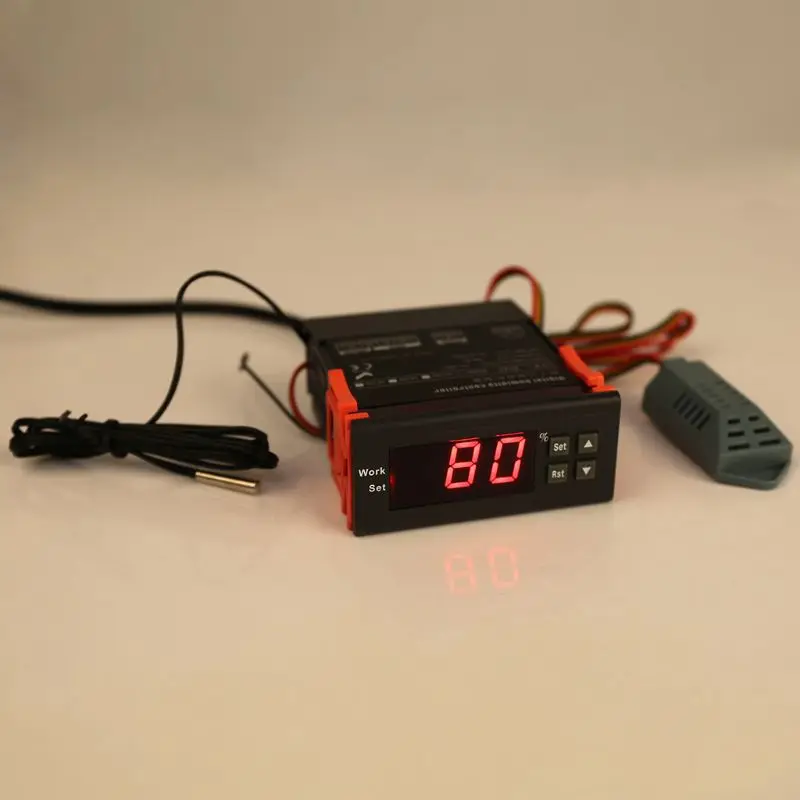 

AC 220V Digital Humidity Controller Hygrostat Relay Hygrometer Control Switch