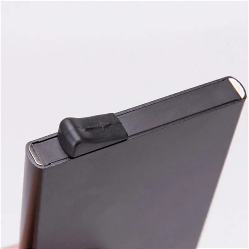 BYCOBECY металлический корпус для карт с защитой от RFID, для карт тонкий качественный кошелек тонкий цветной кошелек держатель для кредитных карт
