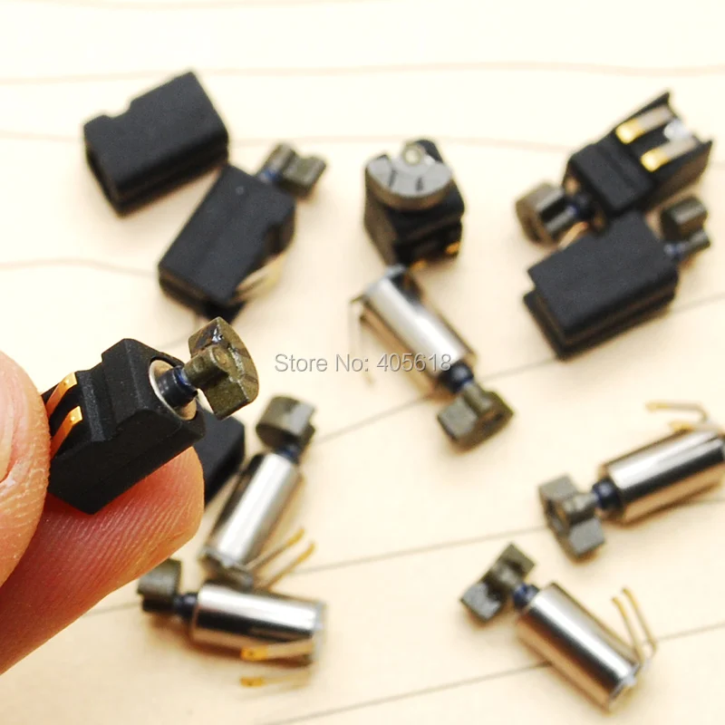 wholesales 40pcs DC coreless vibration motor 1.5V dc Size 4*8MM for toy Massager game handle DIY | Обустройство дома