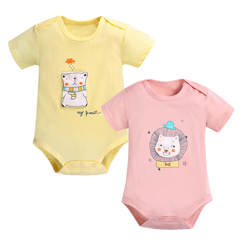 

Baby Bodysuit Newborn Boy Girl Clothes Overalls Infant Roupas Baby Jumpsuit Costume 2PCs/Lot Cotton Long Sleeve Toddler Clothing