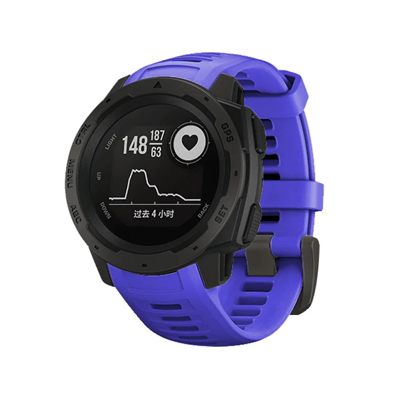 22 мм спортивные часы силиконовый ремешок для Garmin Instinct JLRL88 | Электроника