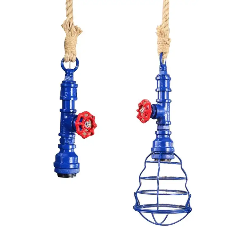 2 шт. креативный подвесной светильник с железной трубкой в промышленном стиле