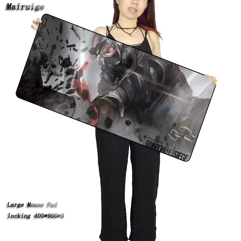 Mairuige Rainbow Six Siege 900x400X3 мм коврик для мыши notbook компьютерный коврик для мыши игровой коврик для мыши геймер для ноутбука коврики для мыши