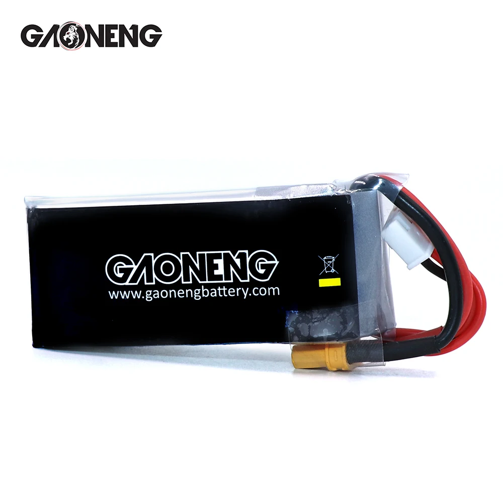 2 шт. Gaoneng 11,4 V 1100Mah 50C 3S HV 4,35 V Lipo батарея XT30 Разъем для RC FPV гоночный Дрон