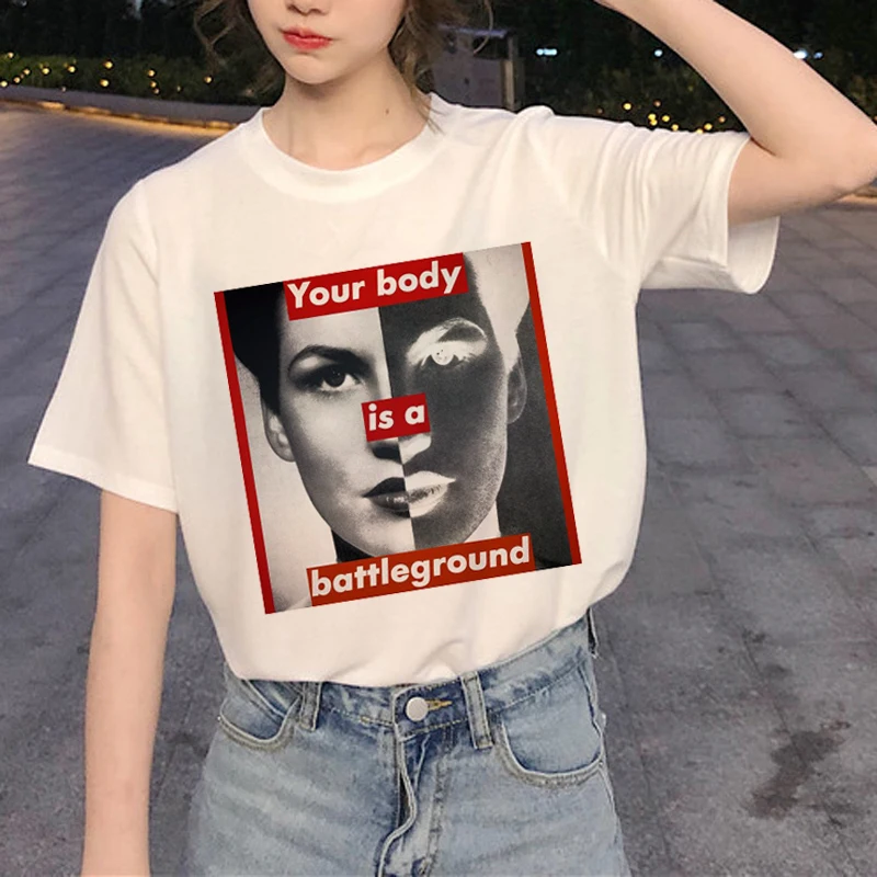 Новые феминистские футболки женские права GRL PWR Harajuku Ullzang футболка для девочек 90s графическая футболка корейский стиль Топ Тройники женские