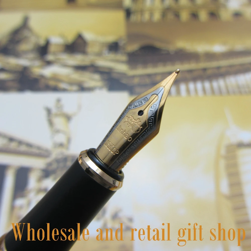 JINHAO K600 гравировка Дракон и дракон клип авторучка металлическая подарочная ручка