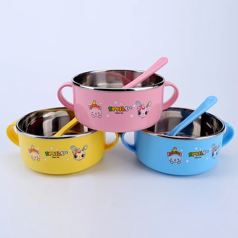 Двойной столовый набор из нержавеющей стали бинауральные пищевые контейнеры