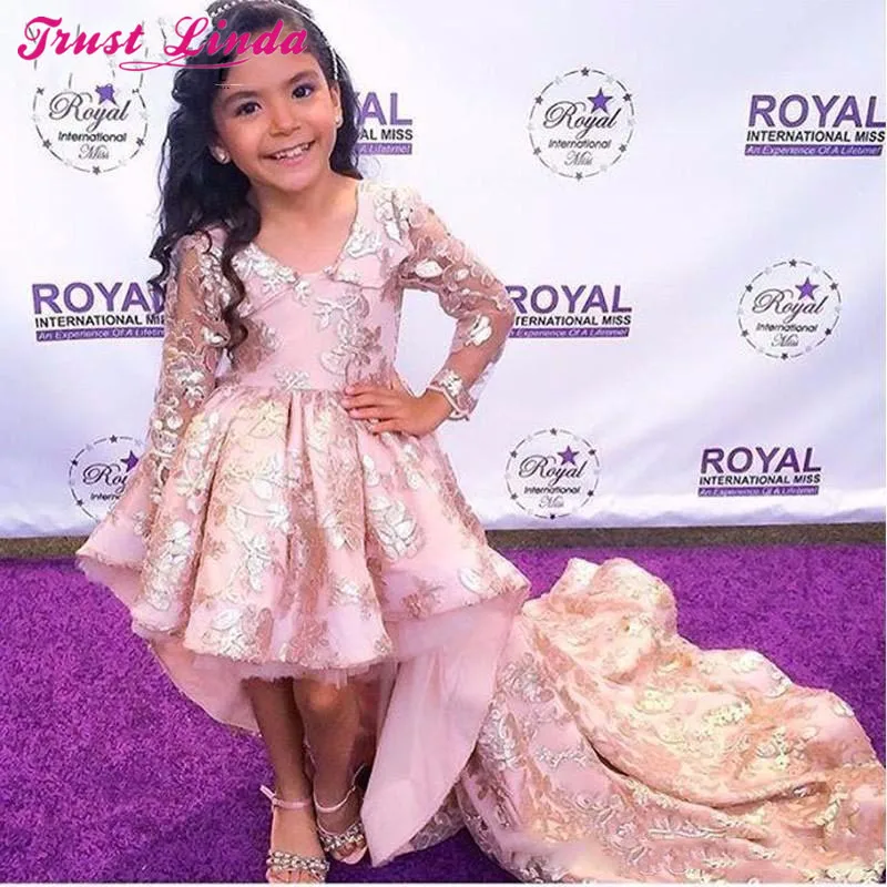 Настоящая фотография Платья с цветочным узором для девочек Очаровательное