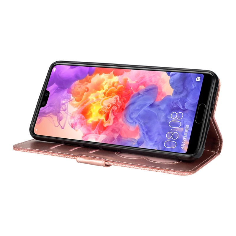 Чехол-Кошелек для huawei P20 Lite, блестящий чехол-книжка для huawei mate 10 Lite Pro P20 Pro mate 20 Lite, чехол с отделением для карт