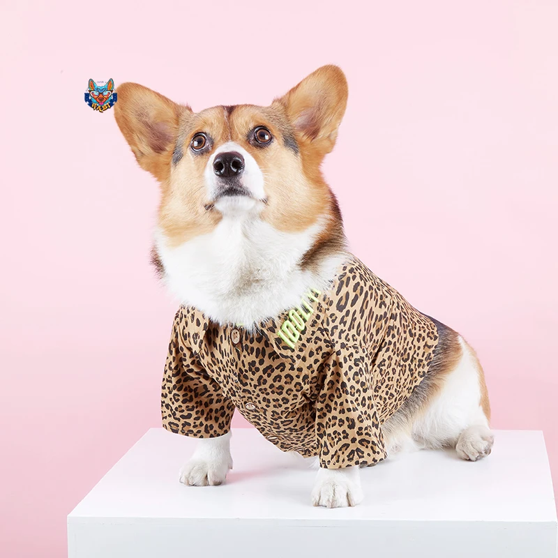 Одежда для собак Леопард pawmaster Pet Tide брендовая французская футболка с бульдогом свитер для собак спортивный Ретро Чихуахуа Одежда для Щенка Мопса