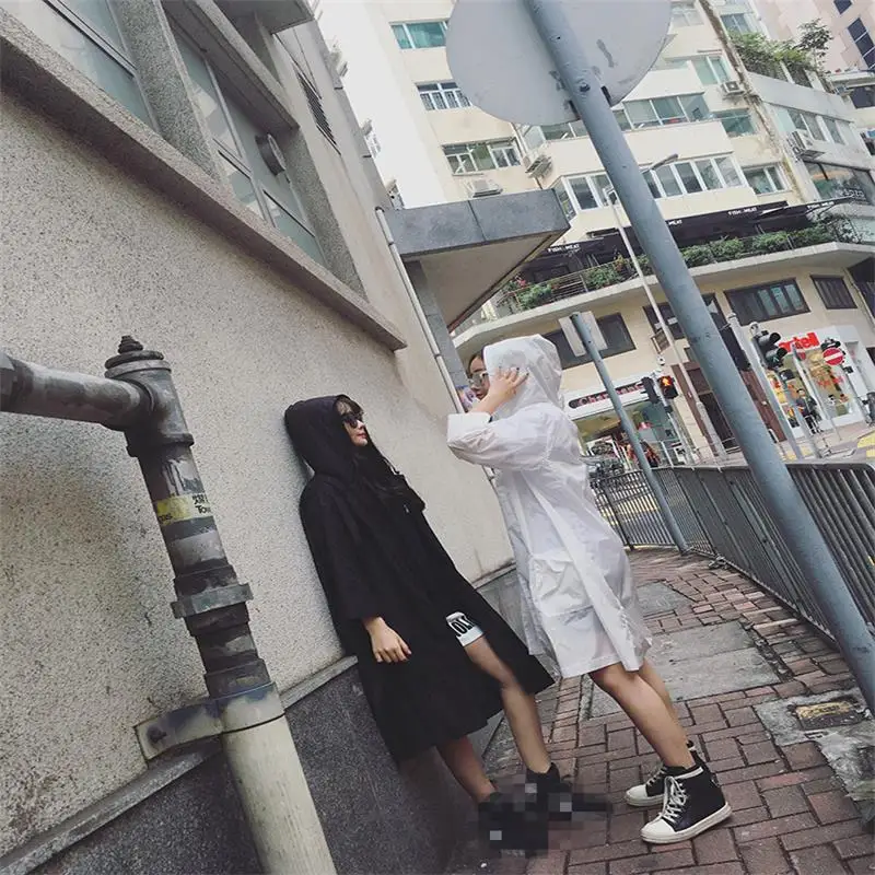 Флуоресцентный Цвета летние длинные солнцезащитный крем Женские плащи с