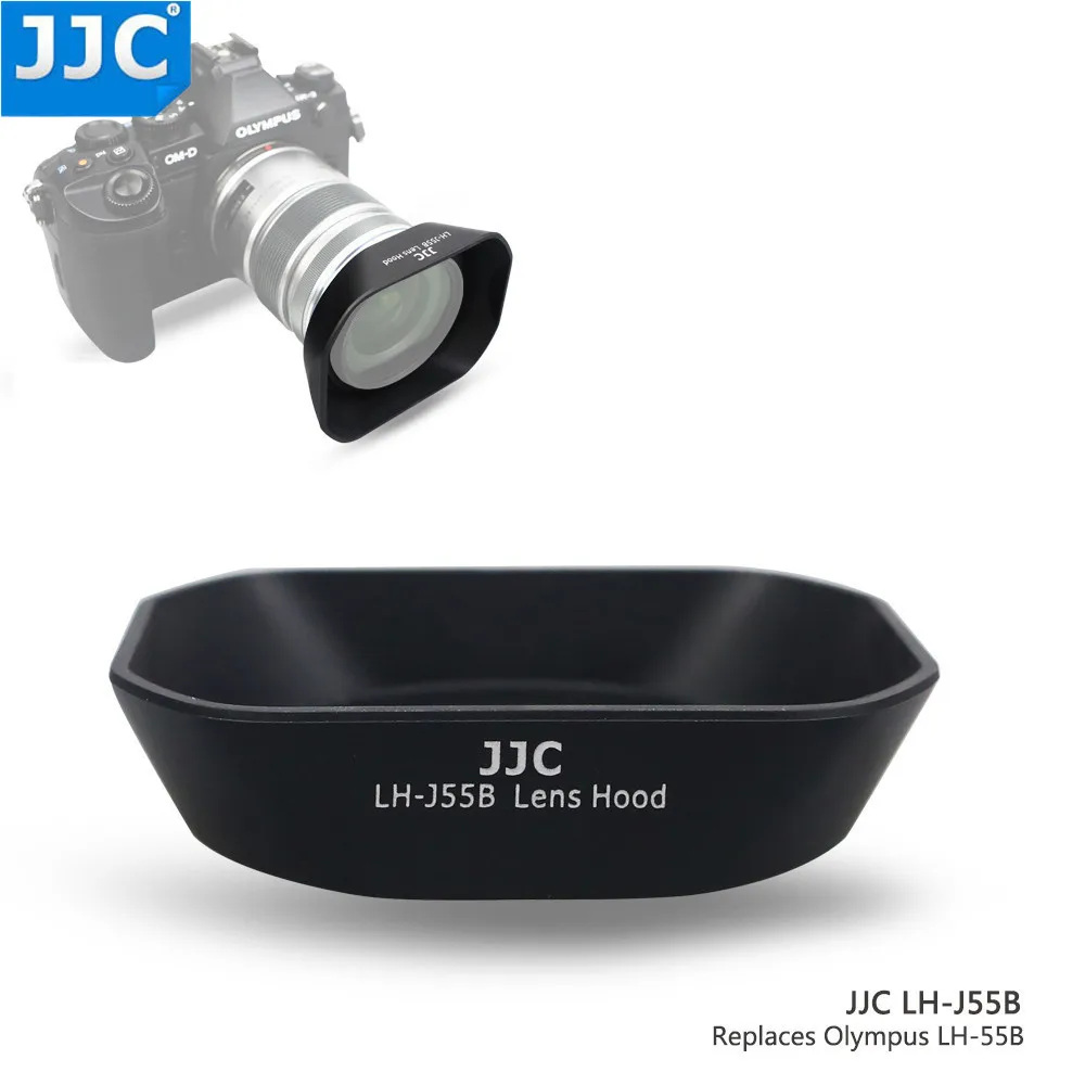 JJC квадратная бленда для Olympus M. ZUIKO DIGITAL ED 12-50 мм 1:3. 5-6,3 EZ Замена Olympus LH-55B черный