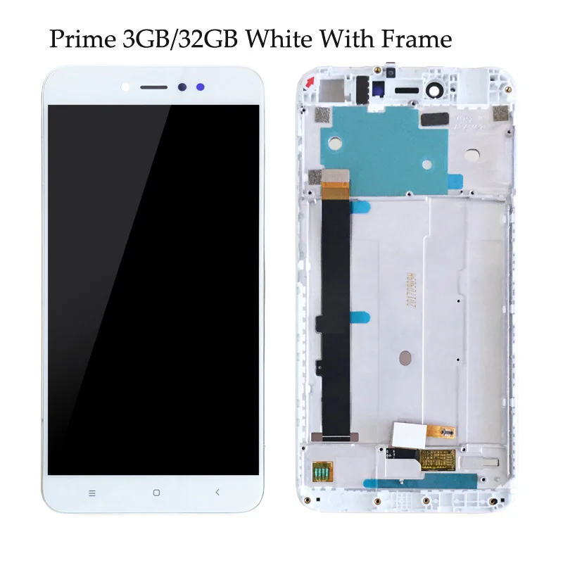 Для Xiaomi Redmi Note 5A Prime ЖК дисплей + сенсорный экран в сборе с рамкой дигитайзер для note