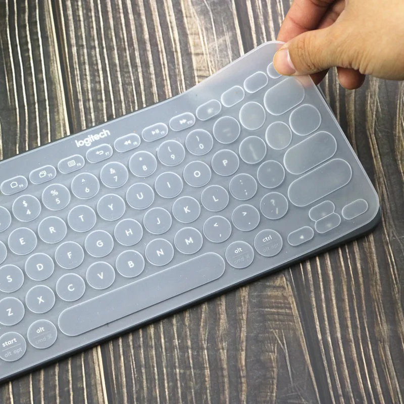 Силиконовый чехол для клавиатуры протектор с поддержкой технологии logitech K380 Bluetooth