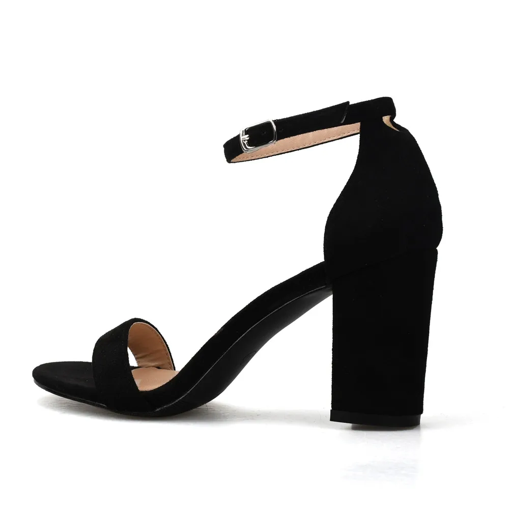 Stylesowner модные женские туфли на высоком каблуке с ремешком на щиколотке Для женщин свадебные женские туфли-лодочки Большой Размер(44)/45/46 Пикантная однотонная обувь бежевый и черный цвета