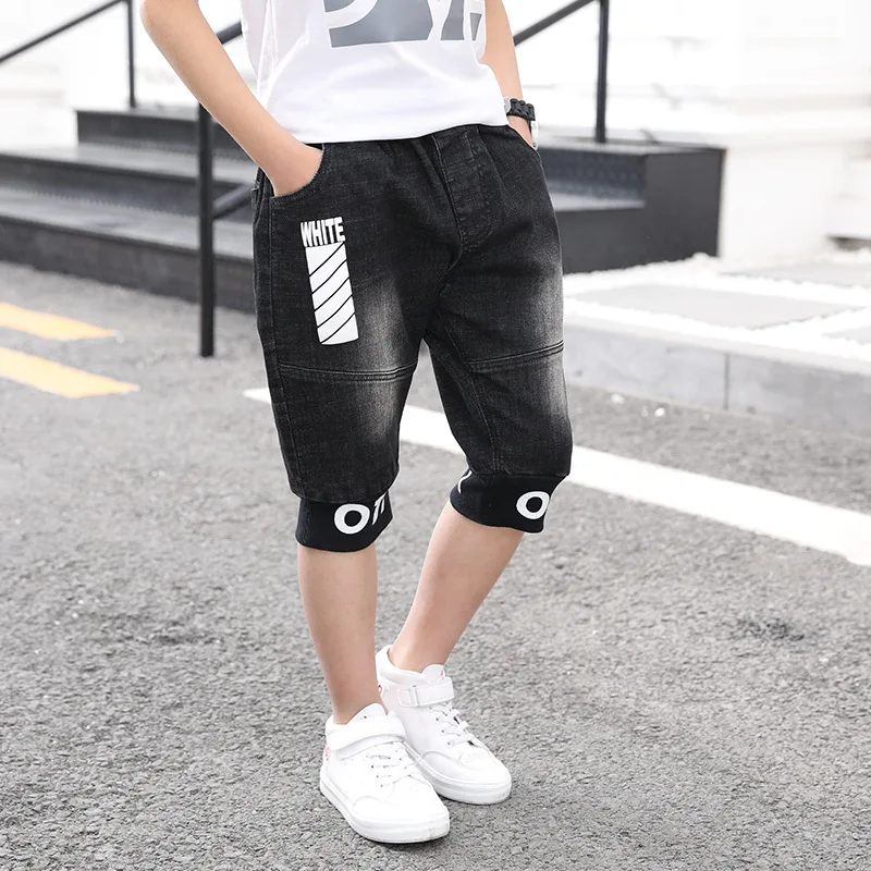 Детский летний больших размеров повседневные шорты с пятью точками|Мужские