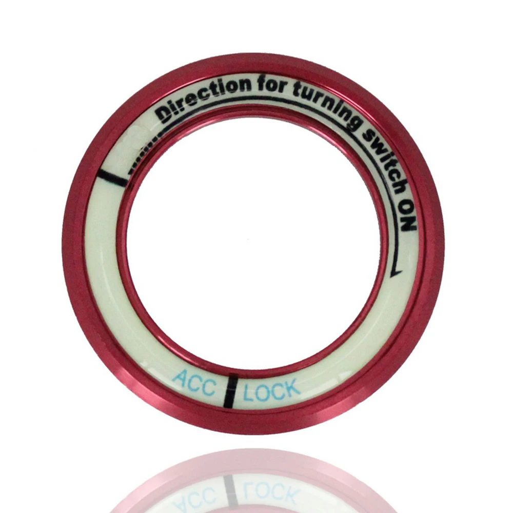 Переключатель зажигания автомобиля декоративное кольцо 5 цветов светящаяся