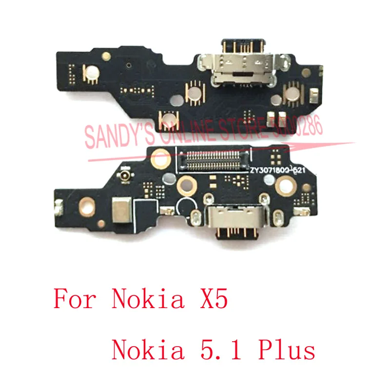 10 шт. для Nokia X5/5 1 Plus Micro Dock Соединительная Плата USB зарядный порт плата док станции