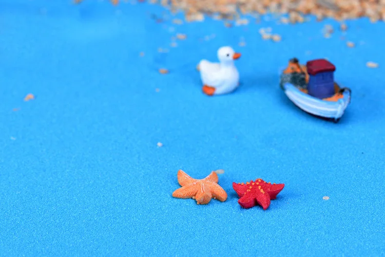 Миниатюрные фигурки Starfish украшения из 2 предметов сказочные садовые аксессуары