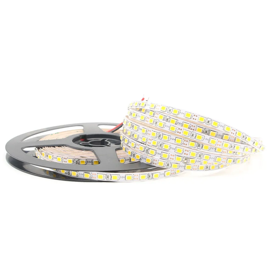 SMD 2835 DC 12V Fita Светодиодная лента 5 мм ультра узкая панель не Водонепроницаемая Tira