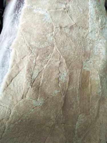 beige Натуральный стриженый овечий мех одеяла чистая шерсть стрижка овец сшивание матрас сшивание ковровая одежда - Цвет: beige