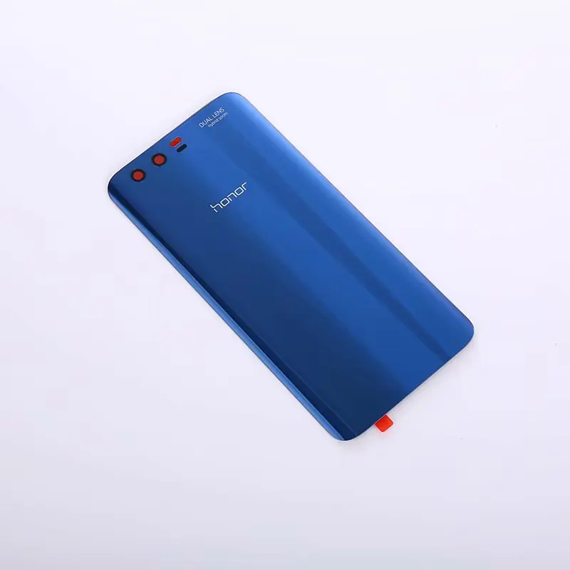 Корпус для Huawei Honor 9 Honor9 Батарейная дверь настоящая задняя крышка Стекло запасные части