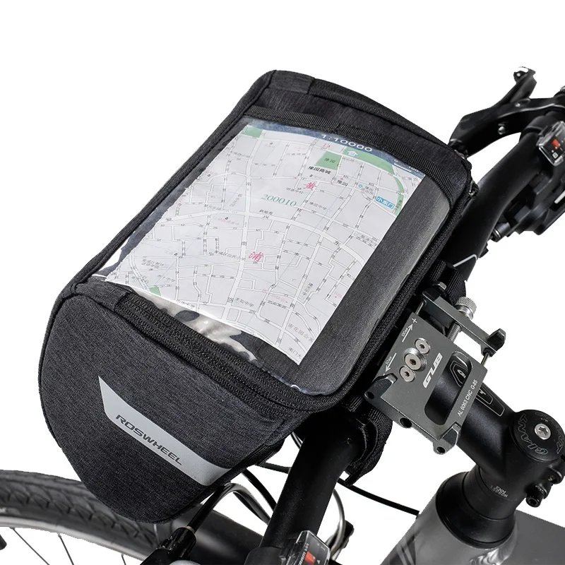 Сумка на руль ROSWHEEL Essential 111467 велосипедная Передняя сумка с сенсорным экраном для