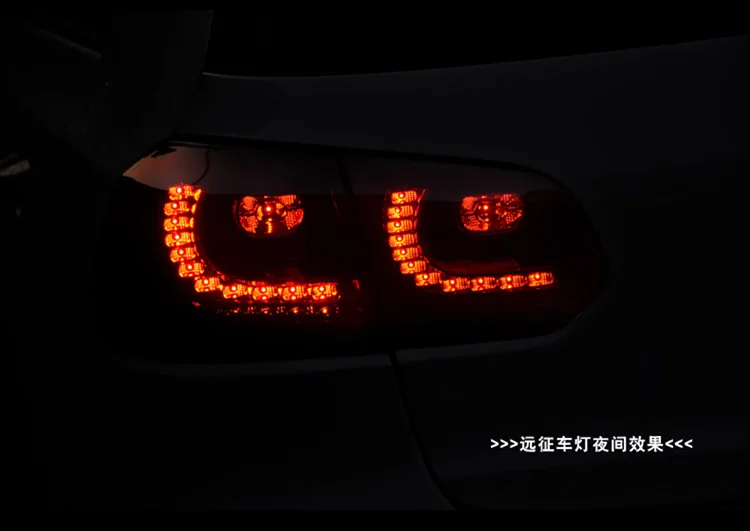 Автомобильный стильный задний светильник, аксессуары для VW Golf 6 светодиодный задний светильник s 2009-2012 Golf mk6 задний фонарь DRL+ тормоз+ Парк+ сигнальный светодиодный