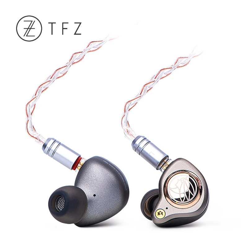 TFZ KING LTD HiFi наушники вкладыши IEM с двойным магнитным контуром Graphene driver 2pin/0 78 мм