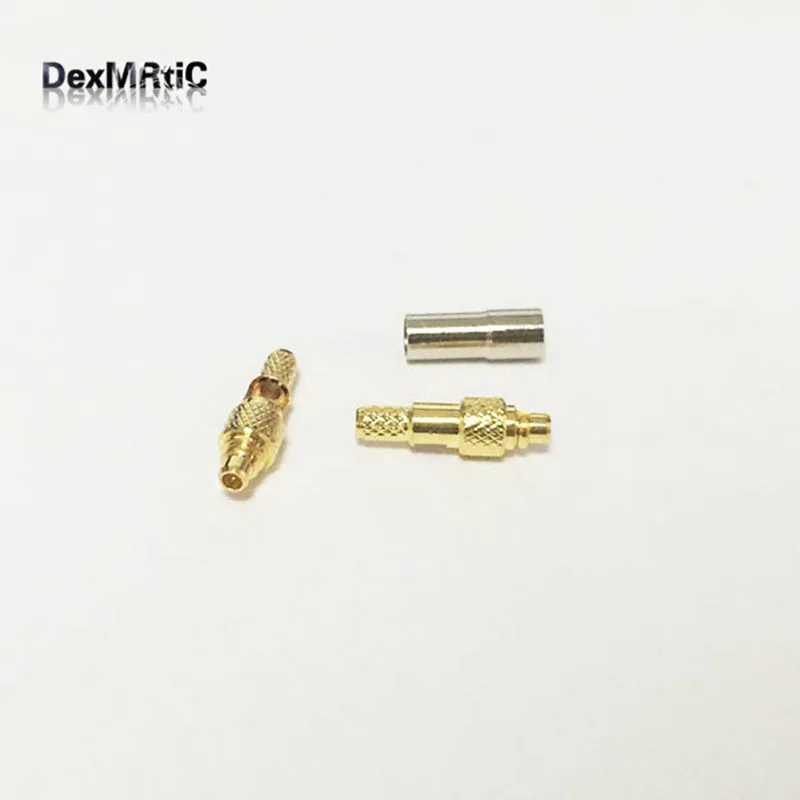 1 шт. Новый MMCX штекер RF коаксиальный соединитель обжим для кабеля RG316 RG174 LMR100