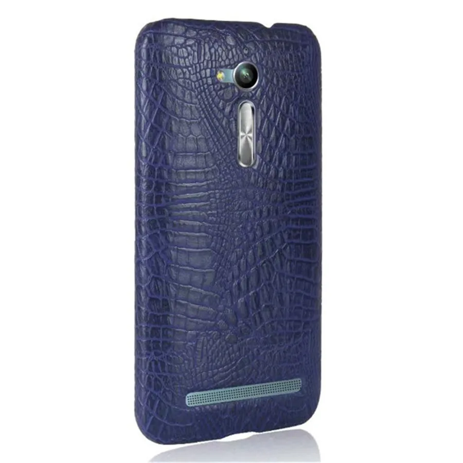 Чехол Для Zenfone GO, роскошный чехол из крокодиловой кожи с принтом для ASUS ZenFone GO ZB452KG ZB450KL ZB500KL ZB500KG ZB551KL, кожаный чехол s - Цвет: Blue