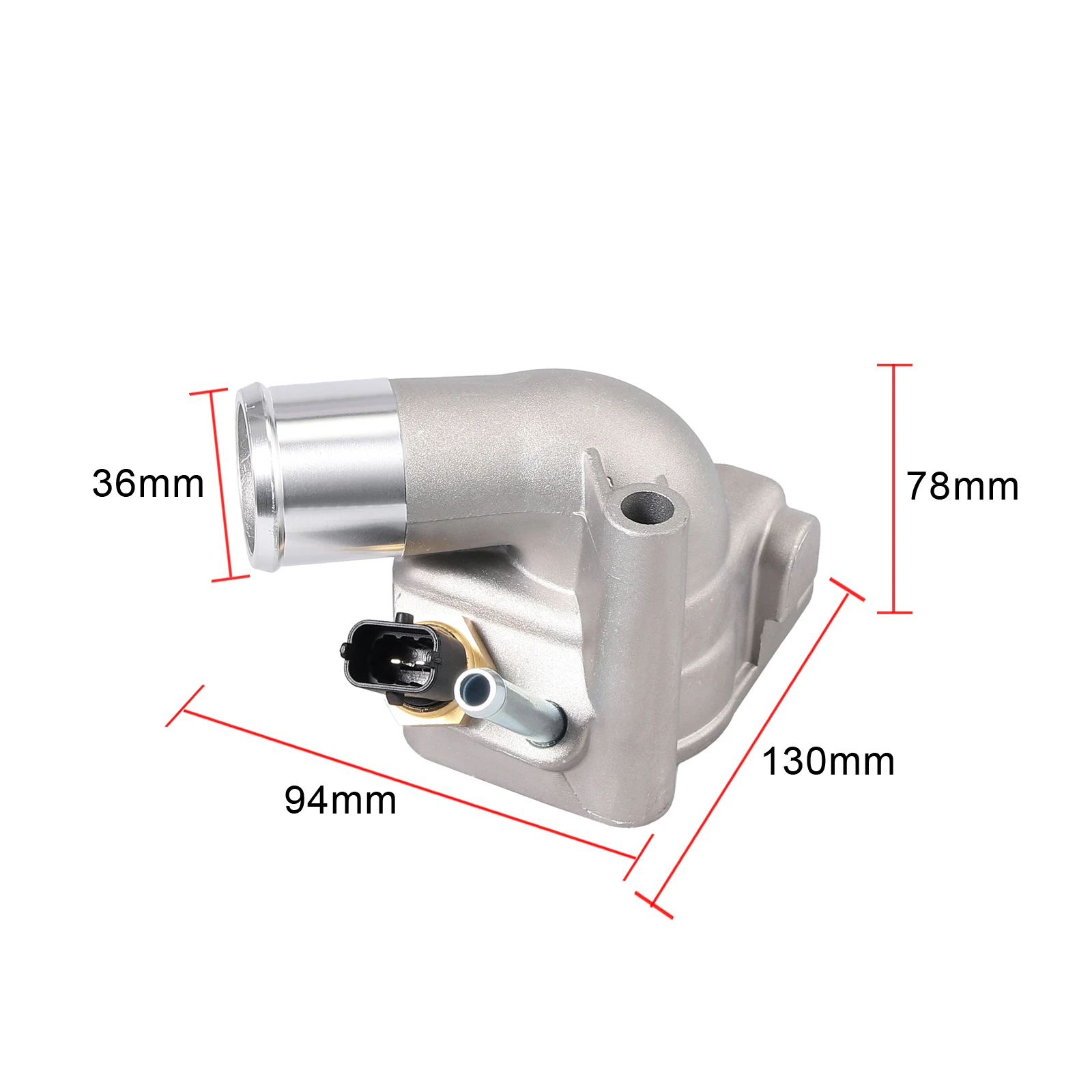 Justech 92 °C термостат охлаждения охлаждающей жидкости с уплотнением + датчик