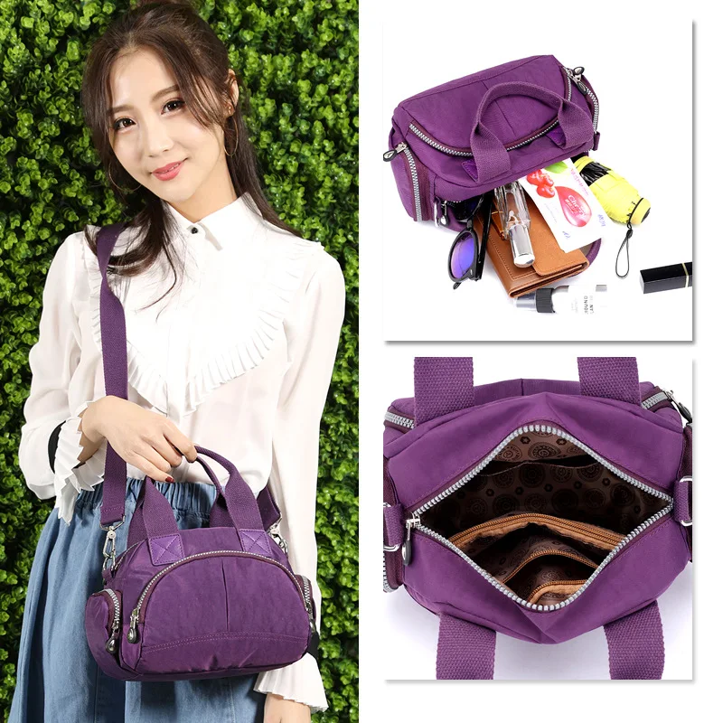 Женская сумка сумки 2020 новая Корейская сумка-мессенджер через плечо нейлоновые