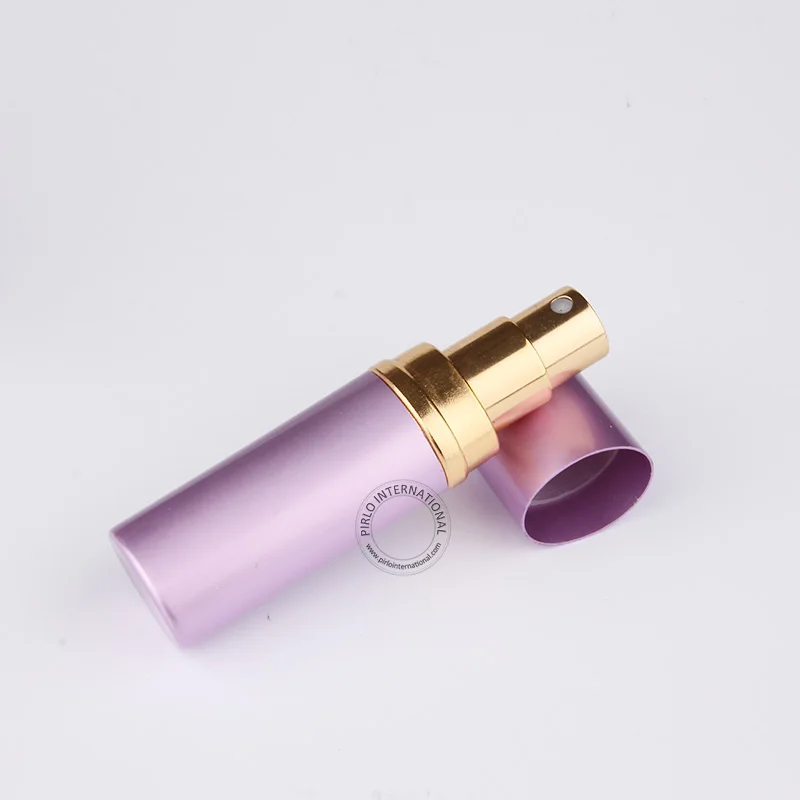 30 шт./лот 100% Отличный 5 мл фиолетовый алюминий + стеклянная бутылка 5cc мини парфюмерный жидкий атомайзер красивая косметическая упаковка от AliExpress RU&CIS NEW
