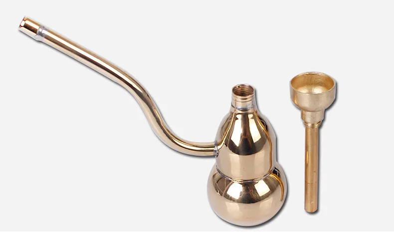 

30pcs/lot new Brass bronze smoke Water Pipe Calabash style metal shisha Hookah Smoking Pipe Gourd Tobacco pipes Cigarette holder